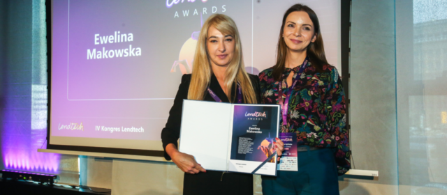 Ewelina Makowska z Soonly Finance nagrodzona Lendtech Award