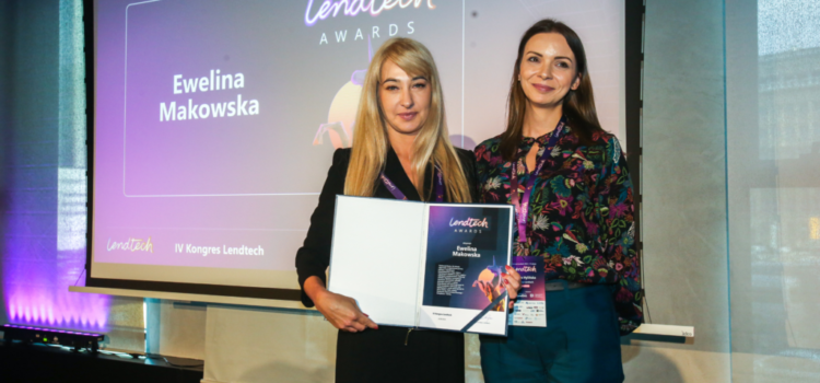Ewelina Makowska z Soonly Finance nagrodzona Lendtech Award